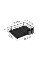 S2C Dish Rack Dish Drying Stand Dish Drainer Plate Rack Dish Kitchen Organizer Dish Drying Rack Countertop Large Antibacterial Kitchen Utensils Dish Racks Dish Stand