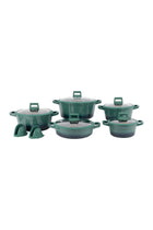 RF 12950 12 Pcs Die-Cast Cookware Set | Premium Granite Coated Non-Stick Induction Ready