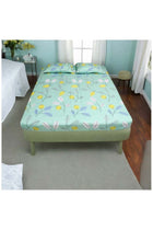 3-Piece Bedsheet Set Double Size 1xBedsheet( 240x254 Cm), 2xPillow Case( 50x75 Cm) Polyester