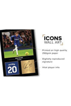 Alayra Framed Wall Art Mo Salah Signed A4 Printed Photo Picture Display Gift For Liverpool Fans Digitally Reproduced Signature Framed