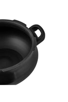 Deluxe Plus Hard Anodised Aluminium Pressure Cooker | With Lid |Curved Design|User Friendly Handles Black 5Liters