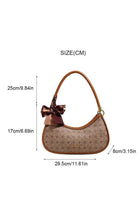 Bags for Ladies Shoulder Bag Hobo Half Moon Handbag with Scarf Elegant PU Leather Women Bag for Work Travel and Daily Use