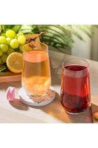 Wlasss Drinking Glasses Set of 6, 16.4 oz Crystal Water Glasses,Tall Glass Cups,Highball Glass for Cockt
