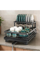 New Fashion Durable Dish Drying Rack with Drain Tray