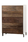 Bedroom Makeup Vanity Luxurious - Brown/White/Black Ronald Collection - Dresser For Hairstyle Brown 91x127x53cm