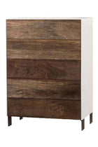 Bedroom Makeup Vanity Luxurious - Brown/White/Black Ronald Collection - Dresser For Hairstyle Brown 91x127x53cm