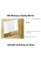 Dresser With Mirror Vanities Table, Makeup Table With Drawer And Shelf, 31.5" Length, White