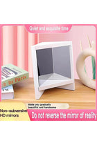 True Mirror - Non-Reversing Cosmetic Stand Mirror, Real Makeup Mirror, Sharper Image (White)