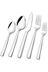 Silverware Set for 8, 40-Piece Stainless Steel Flatware Cutlery Set, Square Edge Kitchen Utensil