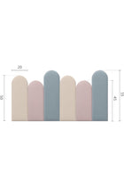 3D Anti-Collision Wall Padding For Kids, Technical Cloth Fabric Waterproof Wall Stickers, Bedside Protective Self-Adhesive Soft Wall Mat For Bedroom
