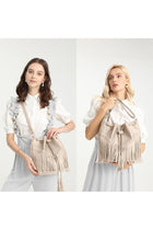 Leather Bucket Bags for Women Crossbody Purses Ladies Shoulder Handbags