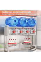 Mega Deal UV Enterprises Over the Sink Dish Drainer Drying Rack 3 Tier Over Sink Dish rack for a Tidy Kitchen Sink Shelf Organized Space-Saving Dish Rack with Cover for Dishes, Glasses, Bowls, and C