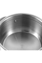 Stainless Steel Two Tone Saucepot with Glass Lid - 28 cm, 8.7 L