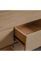 Cassie 6-Drawer Wide Dressing Cabinet - Natural/Ashwood - With 2-Year