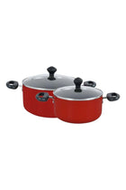 9-Piece Aluminium Non-Stick Coating Durable Design Non-Slip Ergonomic Handle Kitchen Cookware Set