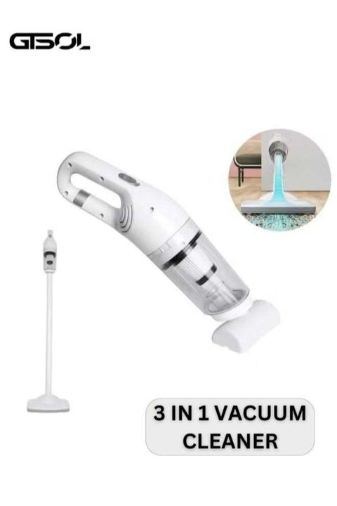 3-in-1 Cordless Vacuum Cleaner, Multifunction, 12000PA Super Suction, 120W, Rechargeable