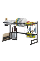 Over The Sink Dish Drying Rack Organizer Black