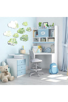 3D Moon Cloud Mirror Wall Decor – Acrylic Mirror Wall Stickers with Stars, Clouds & Moon for Baby, Kids, Nursery, Living Room, Bedroom Wall Decor – Self-Adhesive Decorative Wall Decals