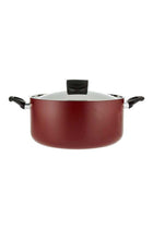 Safecook Non-Stick Covered Stockpot Red 30cm