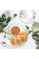 by Milton Opalware Aurelia Savira Dinner Set of 13 | Serving for 4 | White