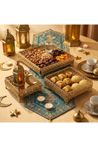 Metal Nesting Trays, Set of 3 - Gold