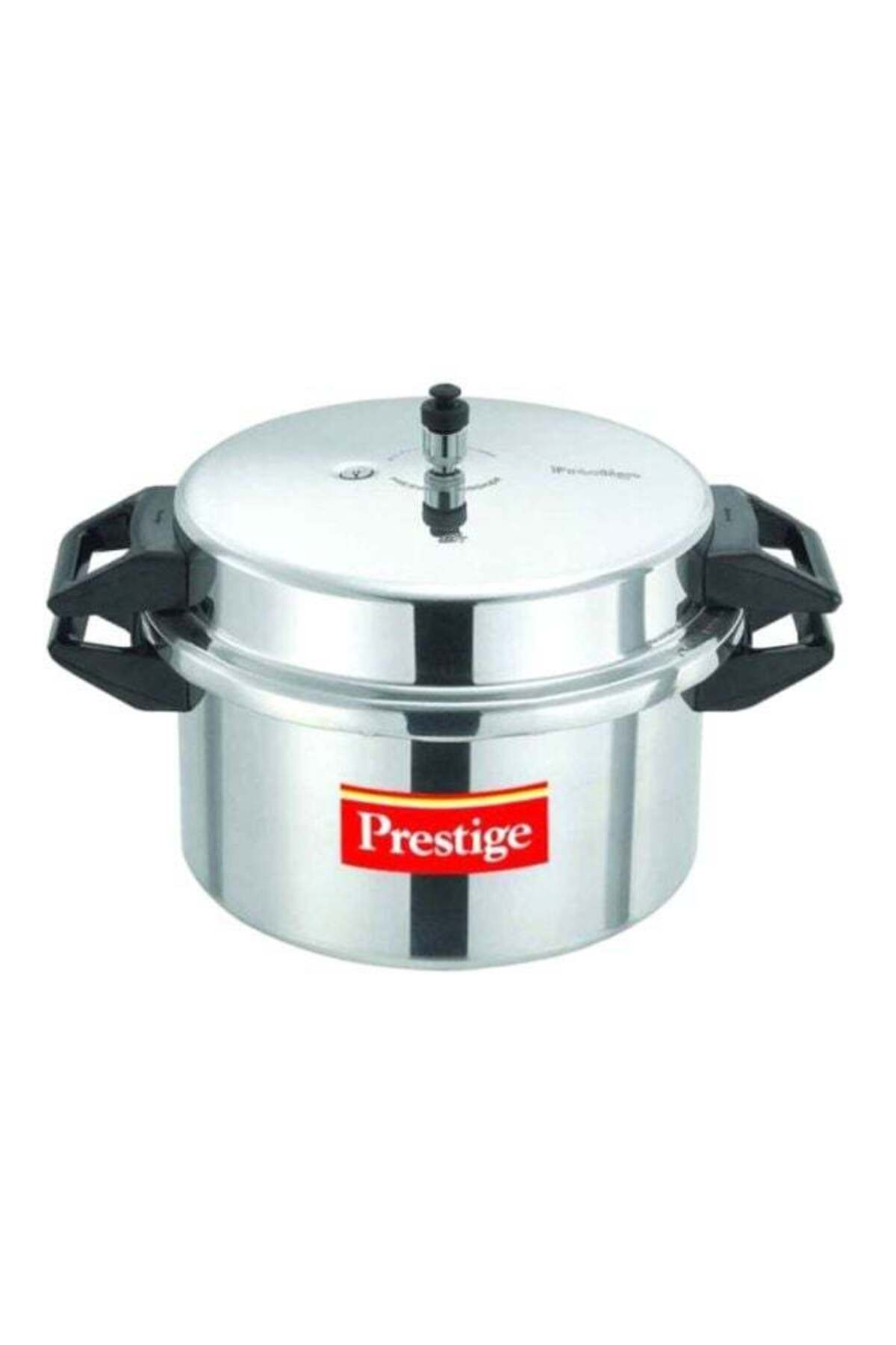 Popular Aluminium Pressure Cooker Silver/Black 16Liters
