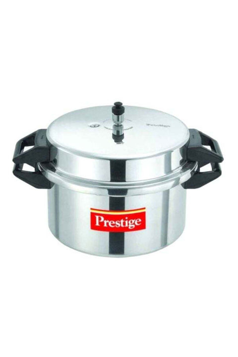 Popular Aluminium Pressure Cooker Silver/Black 16Liters