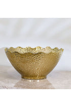 Liana Bowl Gold 26.5X26.5X12.5Cm