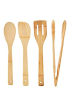 5-Piece Bamboo Kitchen Tool Set Brown 10x33.6x10.6cm
