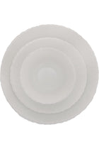 Opal Wear Dinner Set, 12Pc, Beautiful Elegant Design, Dishwasher Safe/Freezer Safe, White