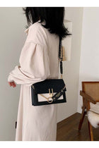 Women's Versatile Contrasting Shoulder Bag, Ladies Fashionable Matte Small Square Bag Crossbody Bag Handbag