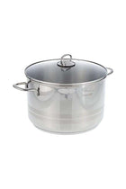 Infinity Covered Stockpot Silver 28cm