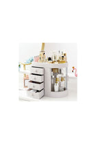Marketplace New In 4-Layer Acrylic Multifunctional Storage Rack White 30.5x18.5x29.5centimeter