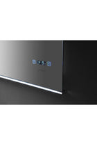 FASHION HOME LED Bathroom Mirror – Anti-Fog, Timer Display, 3X Magnifying Glass, Touch Button, Slim Wall-Mounted Design
