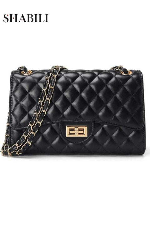 Women Tote Bags Cross Bags Crossbody Shoulder Sling Handbag Satchel Purse, Ladies Quilted Leather Chain Clutch