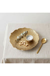 New In Hammered Ceramic Gold Plate 30X30X4.3