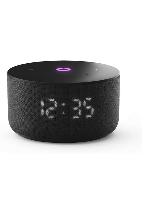Yango Smart Speaker, AI Buddy, Arabic and English, 12W Sound, LED Display, Compact Speaker for Dorm Room and Small Apartment, Black