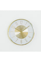New In Elegance Wall Clock 30X30X4.5Cm Copper