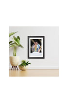 Lionel Messi Poster Argentina World Cup 2022 Moment Laminated Poster Framed Painting With Matt Finish Black Frame (12 Inches X 9 Inches)