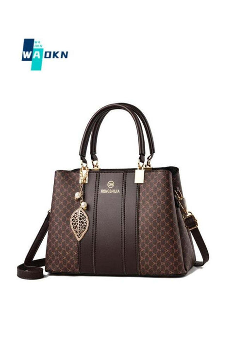 Women's Textured Shoulder Bag, Ladies Large-capacity Top-handle Crossbody Bag Sling Bag Side Bag