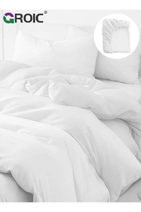 4pcs Disposable Sheet Set, Travel-Safe Cover Sheets for Hotels, Disposable Bedding for 1.8m Beds