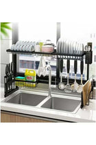 Dish Rack Stainless Steel Drainer Kitchen Shelves Sink Drip Supplies Bracket Drying