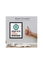 Every Day We Get24 Hours1,440 Minutes86,400 Seconds Non-Refundable Non Renewable Use It With Intention - Motivational Quotes Frames For Office, Home, Student – (14 X 11 Inches)