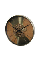 New In Lumet Gear Clock 55 X 8.5 X 55 Cm-Gold