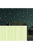 840 Pcs 3D Room Wall Decor Ceiling Stars,Glow in The Dark Stars Stickers for Ceiling, Glow in The Dark Star Stickers Glow in The Dark Wall Decals for Kids Bedding Room or Party Birthday Gift