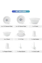40 Piece Opal ware Dinner Set