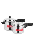 5+3Ltr Combo Aluminum Pressure Cooker