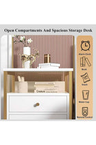 Bedside Table with 2 Drawers Side Table Small Nightstand Table with Drawer for Bedroom Sofa Couch Beside End Table for Living Room Household Storage Cabinet for Home Decor