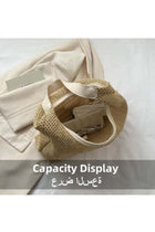 Brown Straw Woven Crossbody Bag Shoulder Bag Carry Bag Satchel Bag Ladies Bag Beach Bag Large-Capacity Lightweight Triangle Hobo Purse for Women Daily Casual Travel Party Shopping Summer Tote