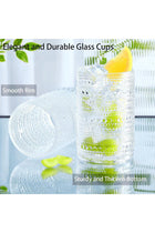 Drinking Glasses, Hobnail Highball Glasses, 6 Pack, 410ml